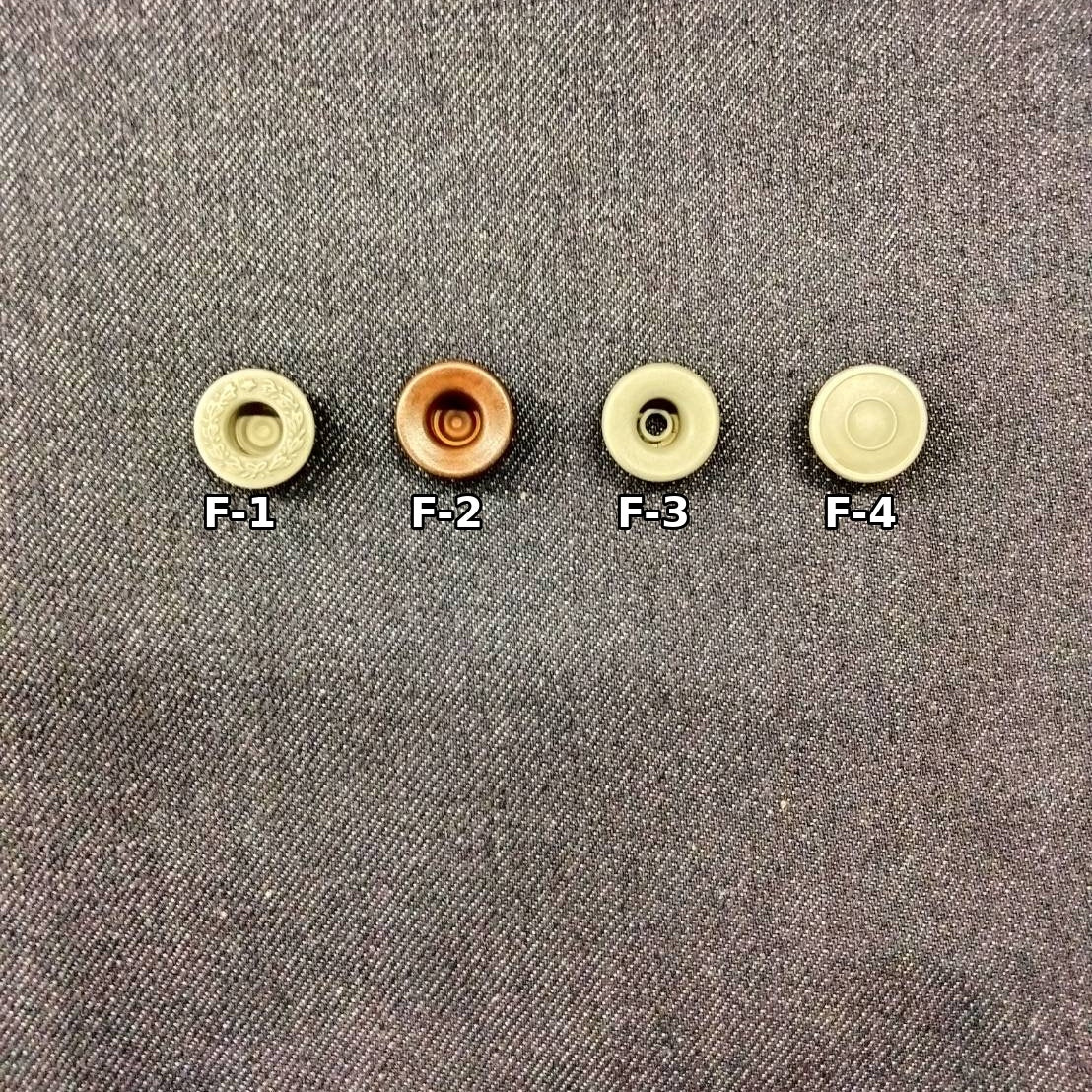 フライボタンの種類 F-1〜F-4