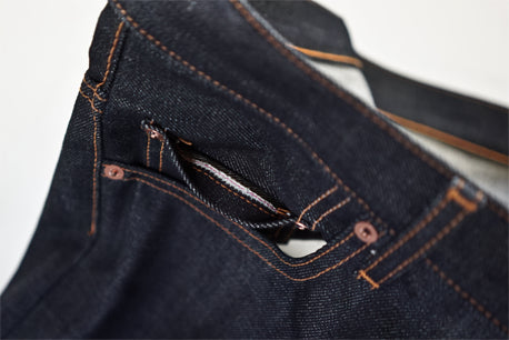 14オンス赤耳セルビッチデニムのジーンズ — TSUJIMOTO DENIM FACTORY（秋田・能代仕立て）/ Selvedge denim jeans, made in Japan