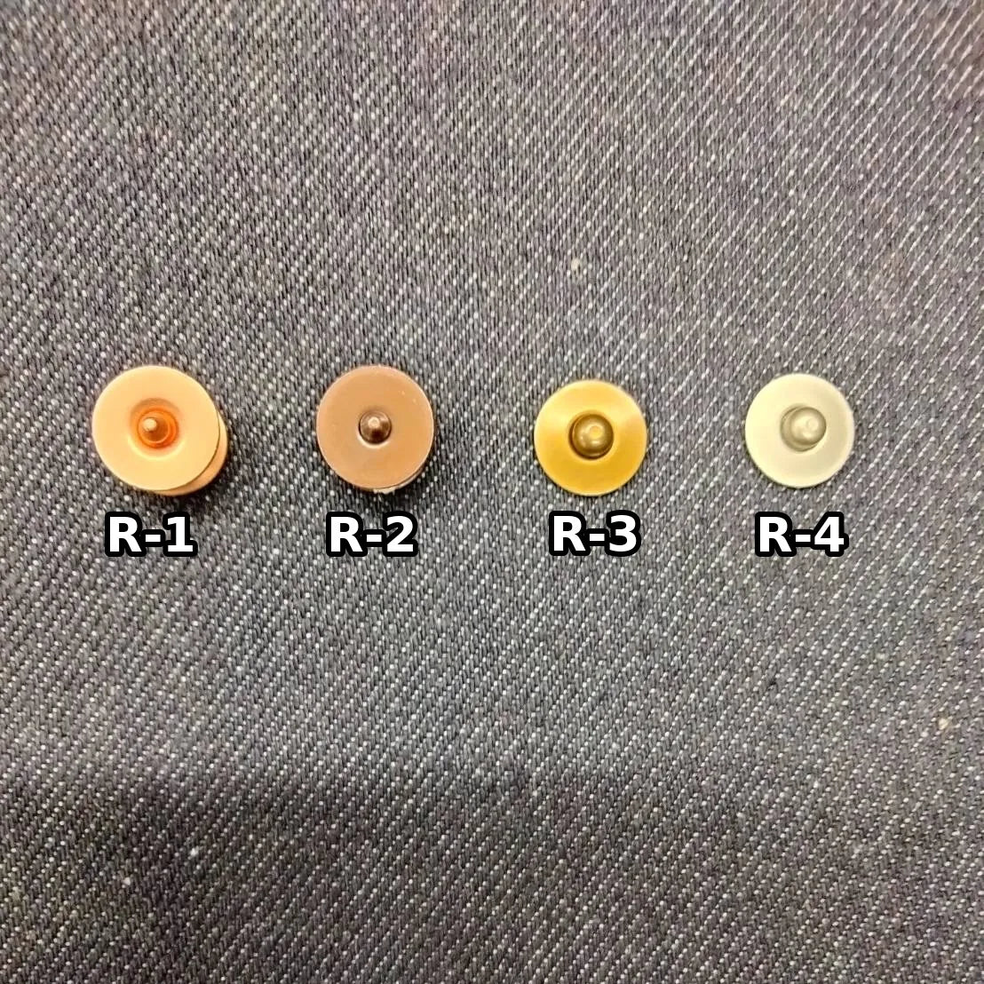 Rivet types R-1–R-4